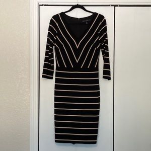 White House Black Market size 10 dress. 3/4 sleeve
